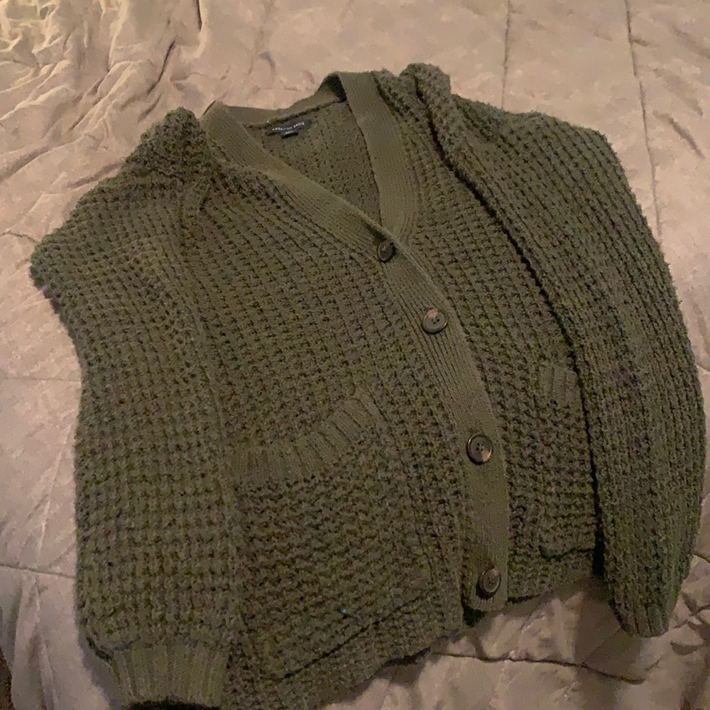 Olive Knitted Sweater